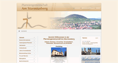 Desktop Screenshot of pg-am-sturmiusberg.de